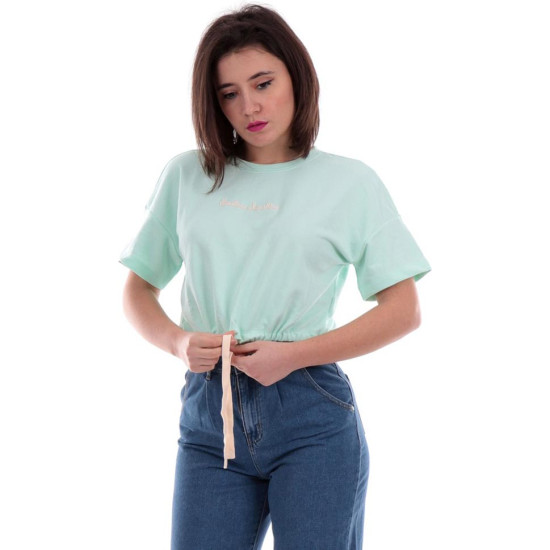 Only Γυναικεία κοντομάνικη μπλούζα Cropped Top Only Γυναικεία κοντομάνικη μπλούζα Cropped Top